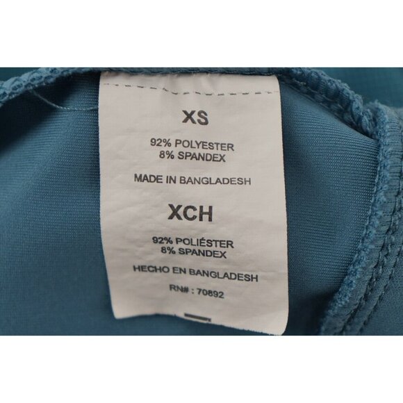 Apana Jacket Women Extra Small XS Blue Zipper Pockets Activewear‎ Long Sleeve - Picture 10 of 11